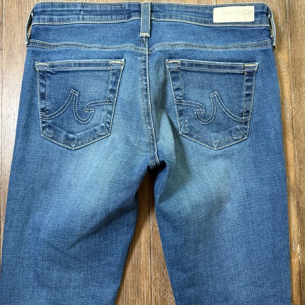 AG Jean The Legging Super Skinny Ankle sz 24 slim blue stretchy mid rise